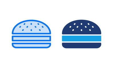 Burger icon vector illustration. burger sign and symbol. hamburger