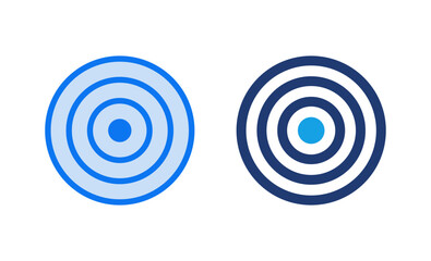 Target icon vector illustration. goal icon vector. target marketing sign and symbol