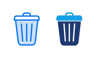 Trash icon vector illustration. trash can icon. delete sign and symbol.