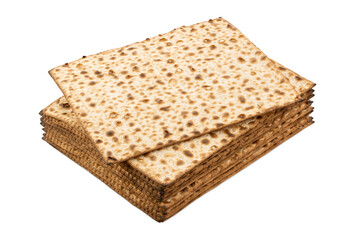 Matzo traditional jewish bread. Matzah, matzo, matzos. Matzoh, the jewish easter bread isolated on white 