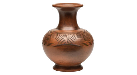 Isolated Clay Vase