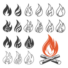 Fire Icon Set