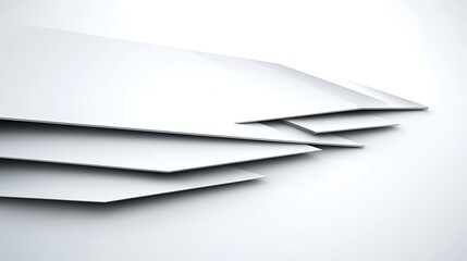 Abstract layered geometric shapes