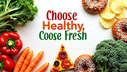 fresh vegetables on a white background