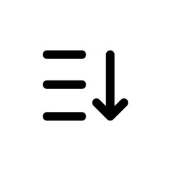 Sort Descending Icon for Data Table