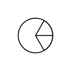 Chart Pie Icon for Data Presentation