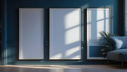 empty room with window and curtains