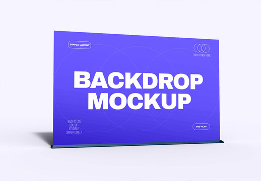 Modern Backdrop Mockup Template