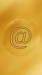 Obraz premium Gold Instagram Story Highlight Icons