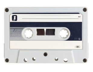 Retro Cassette Tape with Label – 90s Aesthetic PNG 