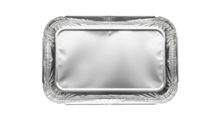 Isolated Aluminum Tray