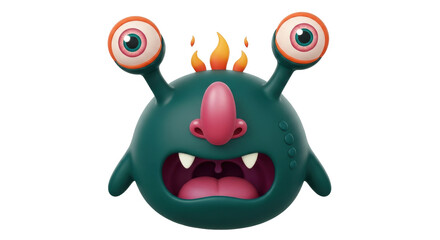 Isolated Cartoon Monster
