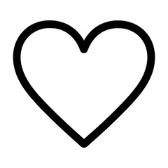 PNG Minimalist heart line art