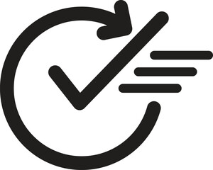 continuous convenience icon vector