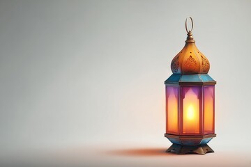 Beautiful Diwali lantern with soft glow creating a serene atmosphere, perfect for festive celebrations and inviting warmth into any space