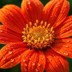 orange gerber daisy