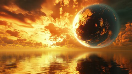 solar energy and the sun move closer to the world