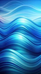Wavy blue gradient background with abstract shapes and texture