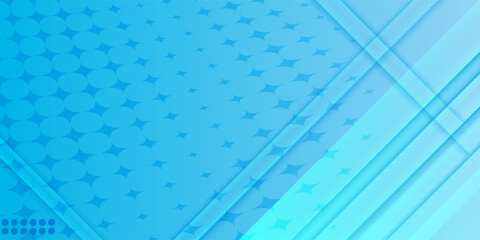 blue Abstract Background with Diagonal Lines and Light Effects