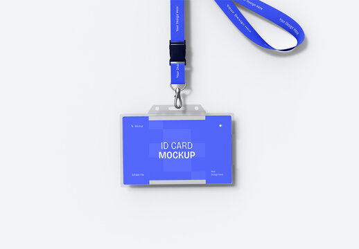ID Card Mockup Template