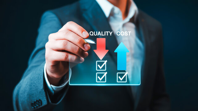 Business analysis with quality cost strategy