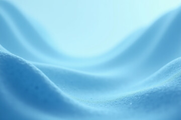 Obraz premium Soft Blue Abstract Waves Gentle Undulating Surface Background