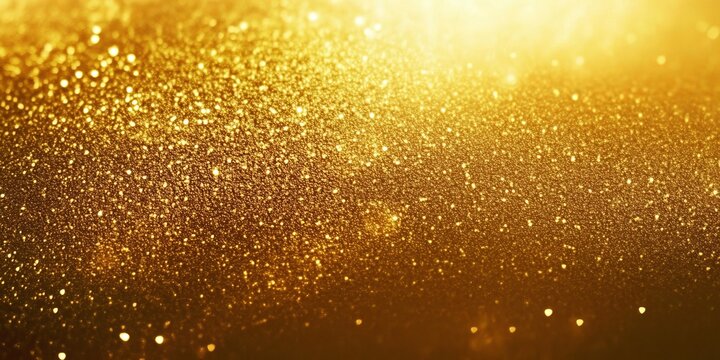 Gleaming Gold Texture A Luxurious Backdrop of Shimmering Particles for Elegant Visual Designs