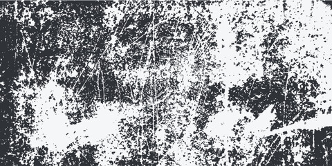 Black and white grunge. Distress overlay texture. Abstract surface dust and rough dirty wall background concept. Worn, torn, modern arts