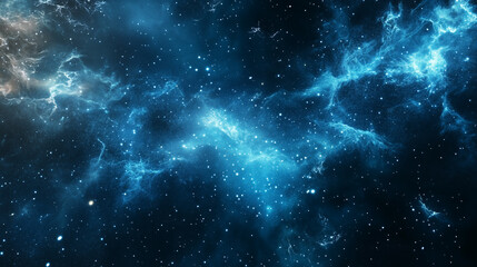 Abstract cosmos background. Space dark background with fragment of our galaxy