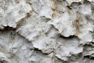 Close up view of a textured concrete wall, showcasing natural patterns and rough surface details, highlighting raw construction materials