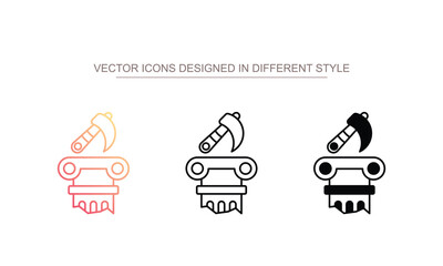 Scythi icon design with white background stock illustration