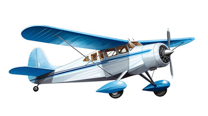 airplane isolated on white background
