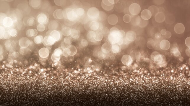 Warm, glittering bokeh background - Powered by Adobe