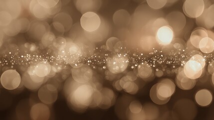 Fototapeta premium Golden bokeh lights background