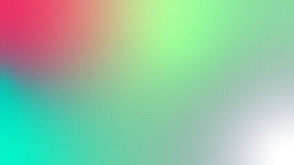 Red green mint aqua neon futuristic abstract background. Cool tech style color gradient ombre blend. Smooth transition. Bright light glow shimmer. Metallic blur. Vaporwave synthwave digital vibe