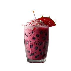 Iced Dragon Fruit Smoothie with Seeds