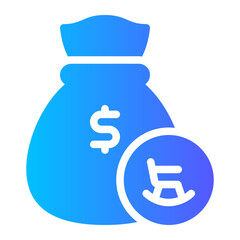 compensation gradient icon