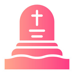 Obraz premium graveyard gradient icon