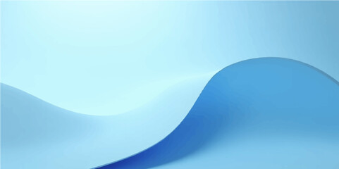 Blue flowing lines form an abstract wave pattern, creating a digital ocean backdrop