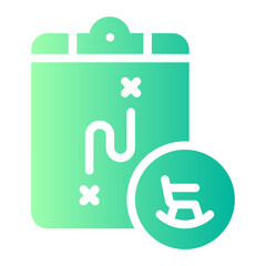 strategic plan gradient icon