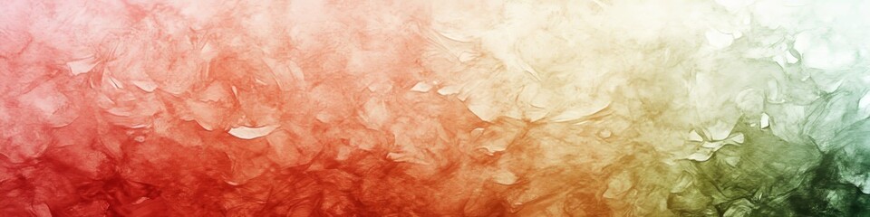 Fototapeta premium Pastel Watercolor Background with Floral Border in Soft Pink and Green for Creative Projects