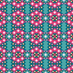 Vibrant Tribal Geometric Pattern