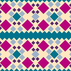 Vibrant Tribal Geometric Pattern