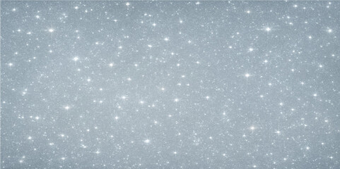 A festive winter celebration with delicate snowflakes falling against a starry blue sky, perfect for the holiday season