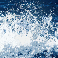 Dynamic high speed photograph capturing powerful energy burst in motion
