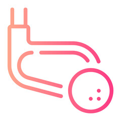 golfing gradient icon