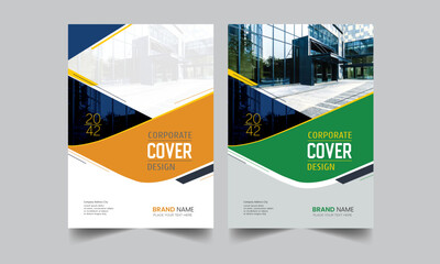 Modern Annual Report Cover Design Template