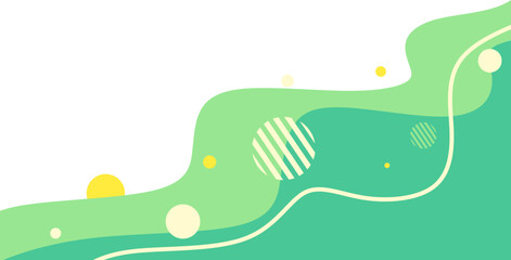 Abstract Blob Footer