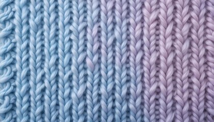 Close up pattern of knitted wool with pastel color