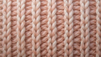 Close up pattern of knitted wool with pastel color